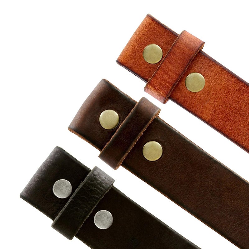 Belts.com 100% One-Piece Full Grain Leather Belt Strap with No Slot Hole 1-1/2"(38mm) Wide (Black, 36) - Image 4